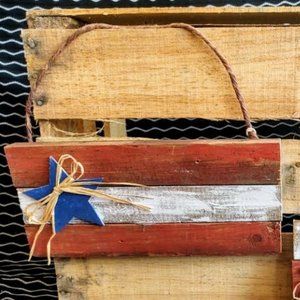 American Wood Flag | Patriotic Wall Hanging
